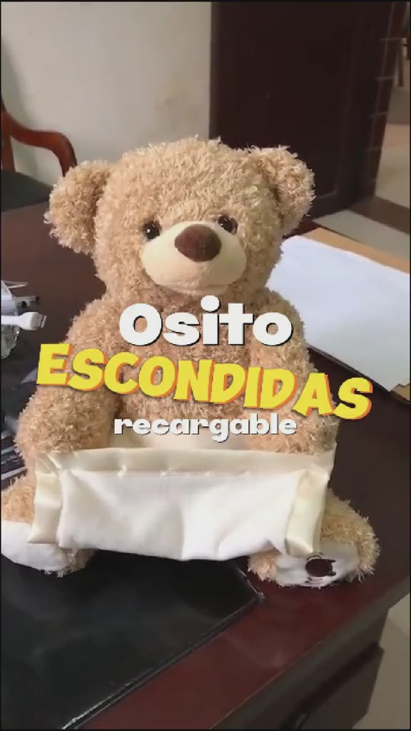 PELUCHE OSITO QUE HABLA Y SE ESCONDE