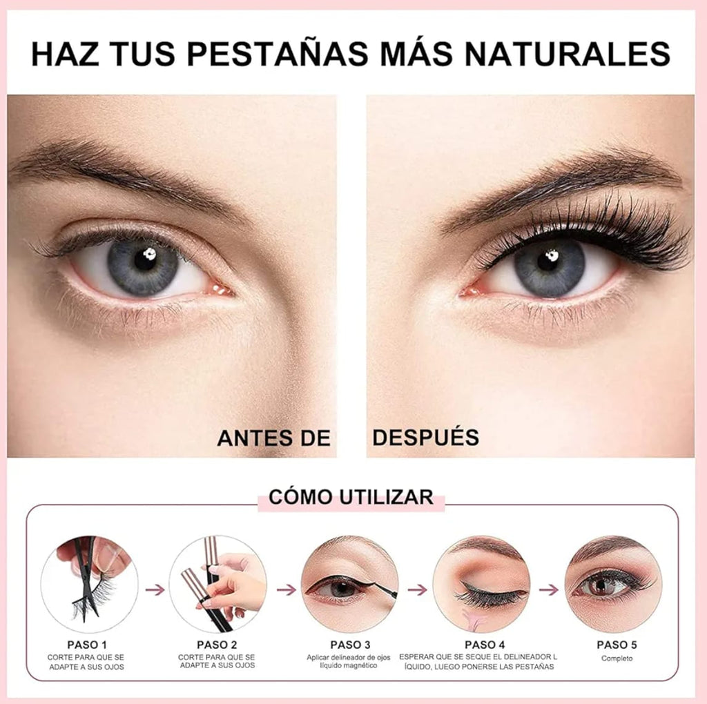 KIT DE PESTAÑAS MAGNETICAS